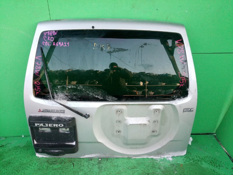 Дверь задняя Mitsubishi Pajero V78W задняя (б/у)
