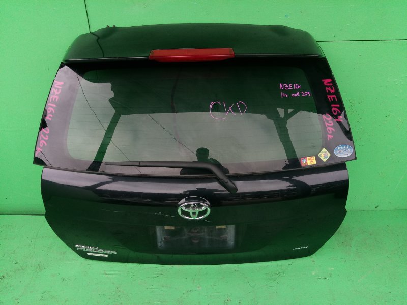Дверь задняя Toyota Corolla Fielder NZE164 задняя (б/у)