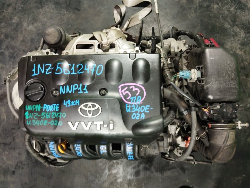 Двигатель Toyota Porte NNP11 1NZ-FE (б/у)