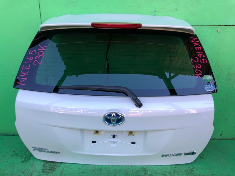 Дверь задняя Toyota Corolla Fielder NKE165 задняя (б/у)