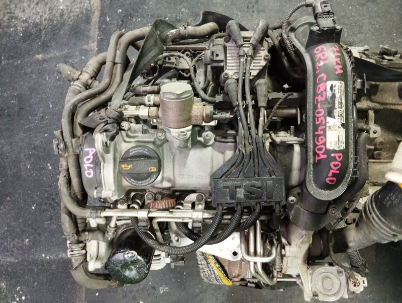 Двигатель Volkswagen Polo 6R1 CBZ (б/у)
