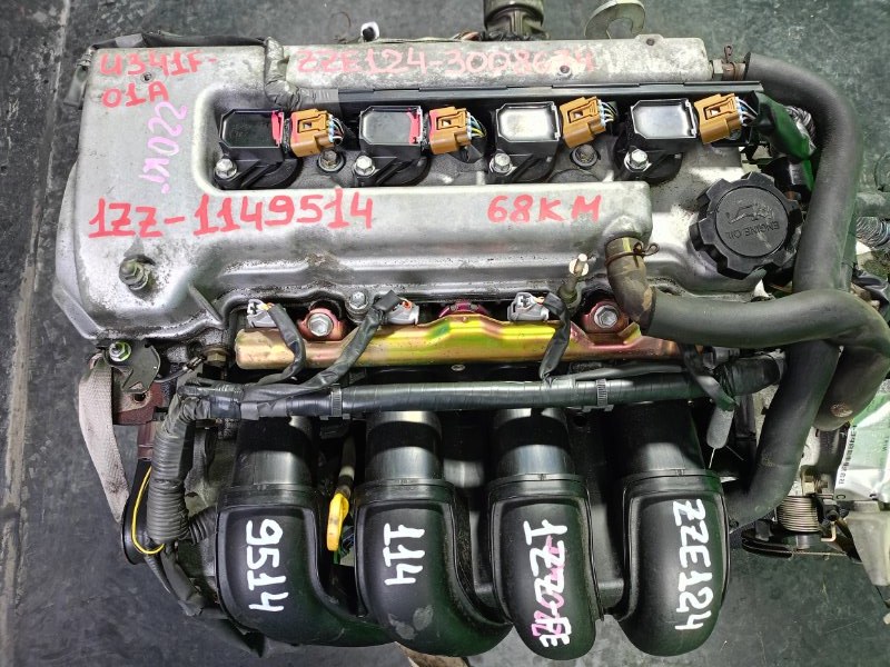 Двигатель Toyota Spacio ZZE124 1ZZ-FE (б/у)