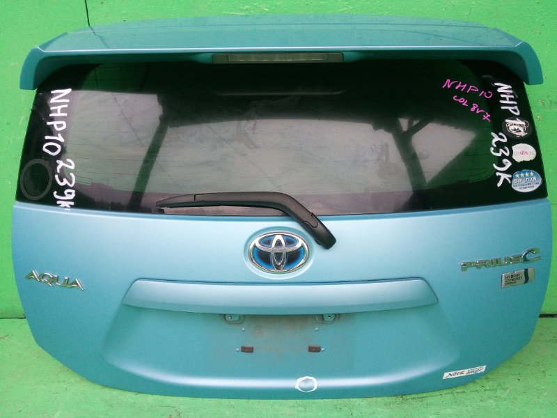 Дверь задняя Toyota Aqua NHP10 (б/у)