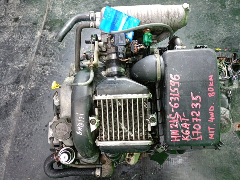 Двигатель Suzuki Kei HN21S K6A-T (б/у)