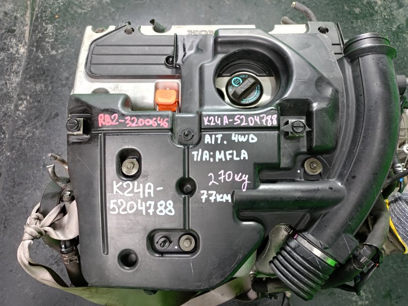 Двигатель Honda Odyssey RB2 K24A-DE (б/у)