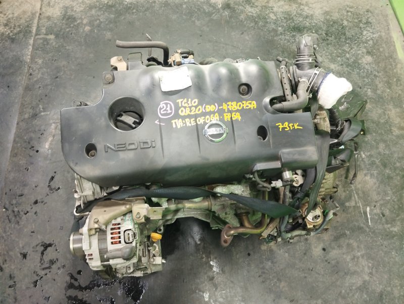 Двигатель Nissan Bluebird Sylphy TG10 QR20-DD (б/у)