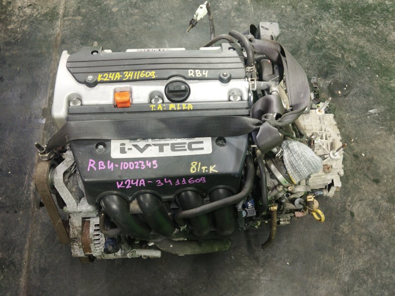 Двигатель Honda Odyssey RB4 K24A (б/у)