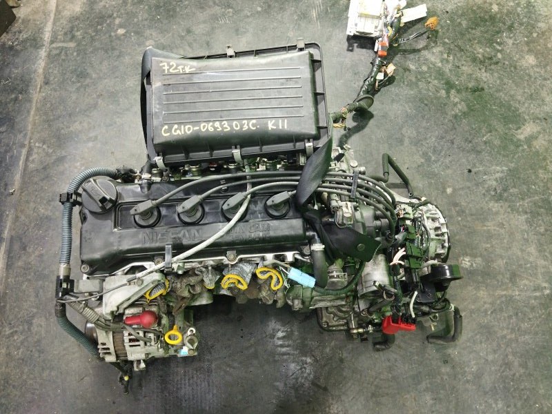Двигатель Nissan March K11 CG10-DE (б/у)
