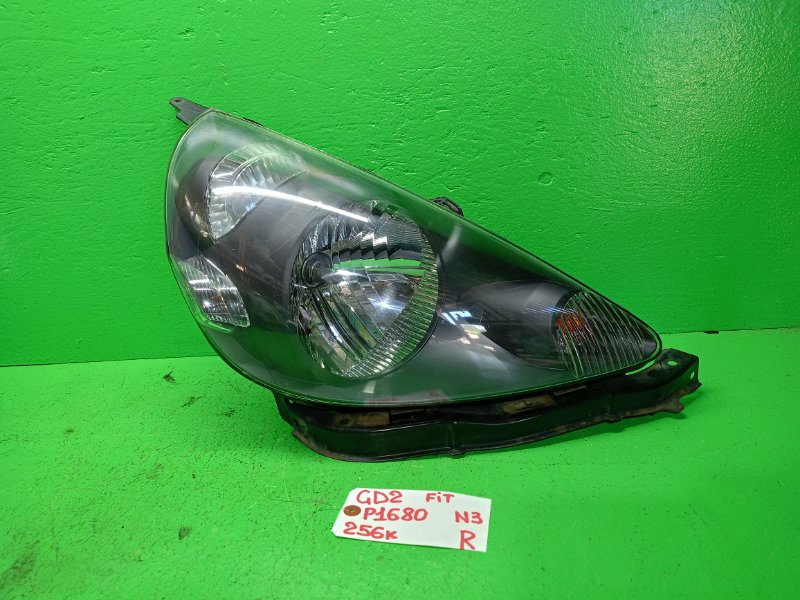 Фара Honda Fit GD2 правая (б/у) №3