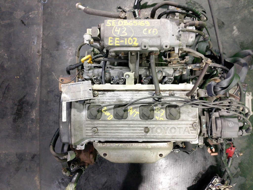 Двигатель TOYOTA COROLLA EE103 5E-FE (б/у)