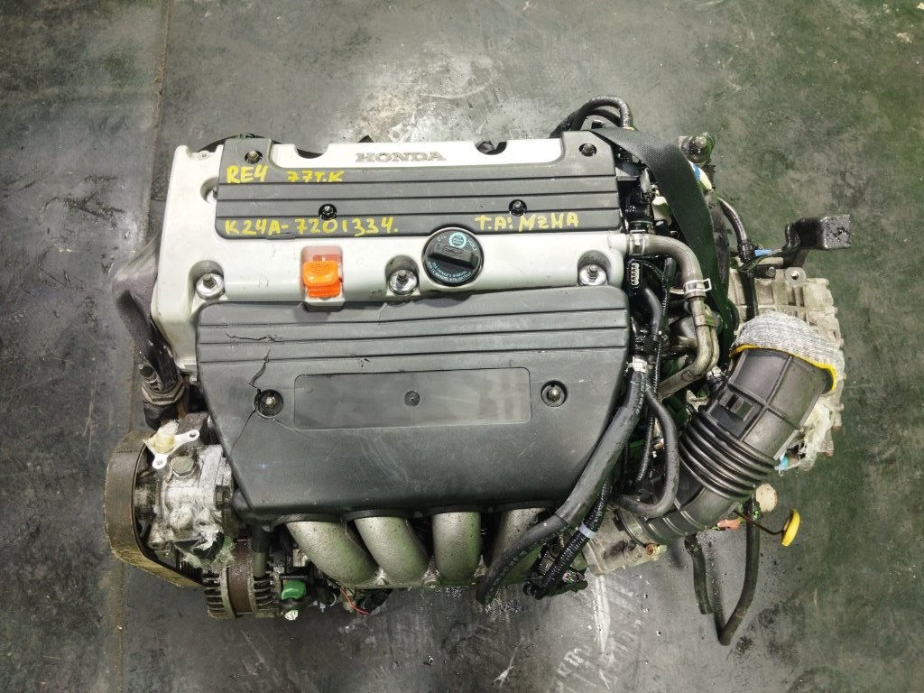 Двигатель HONDA CRV RE4 K24A-DE (б/у)