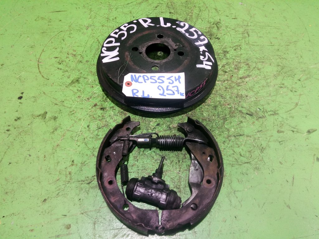 Тормозной барабан TOYOTA PROBOX NCP55 задний левый (б/у) #4