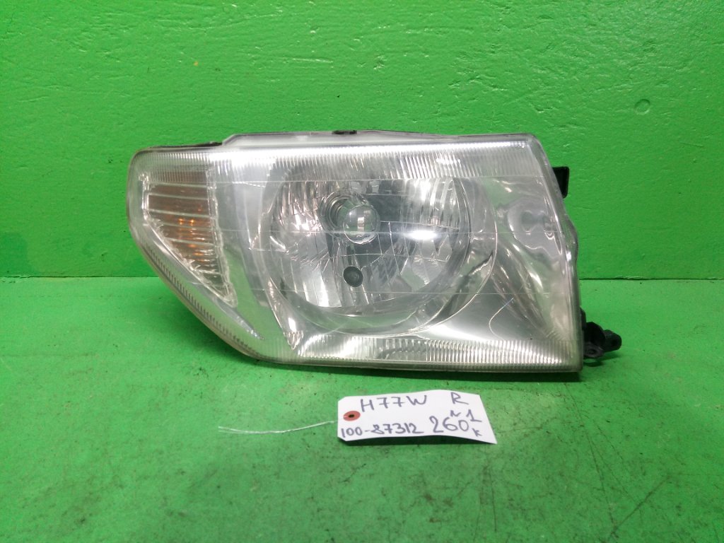 Фара MITSUBISHI PAJERO IO H77W правая (б/у) #1