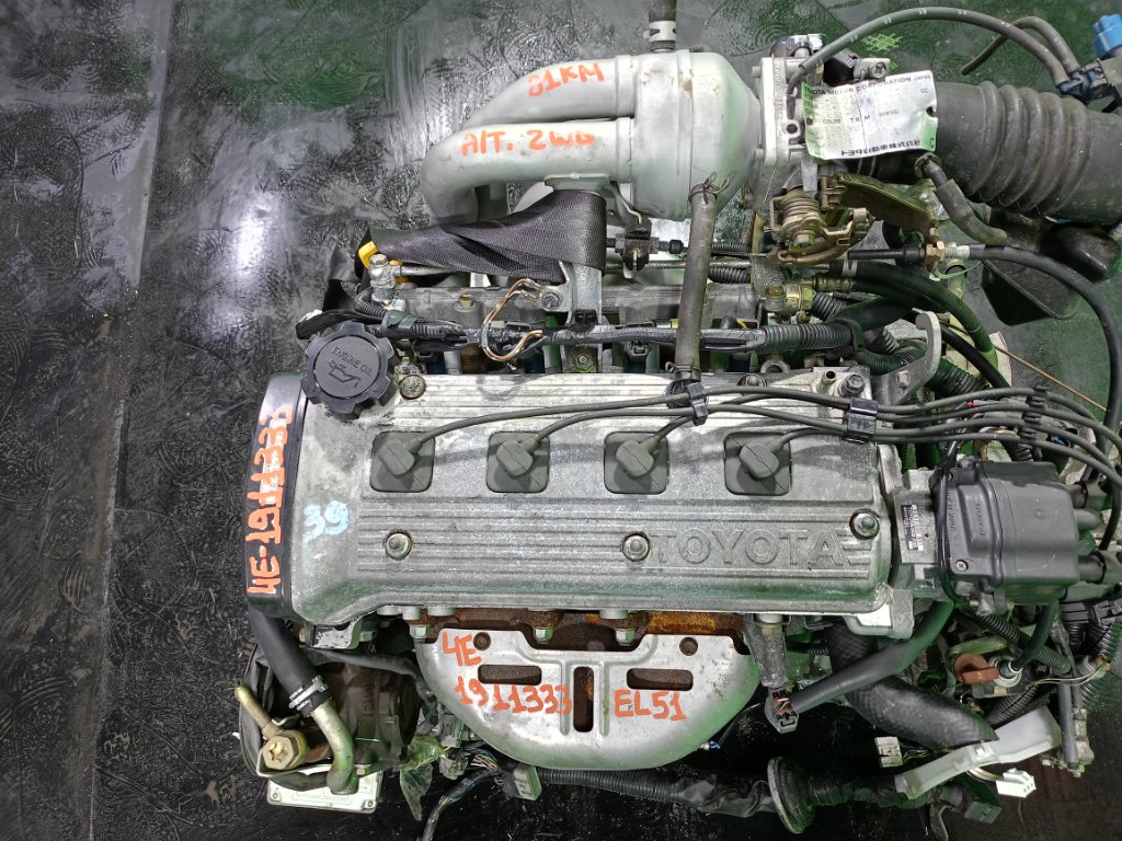 Двигатель TOYOTA CORSA EL51 4E-FE (б/у)
