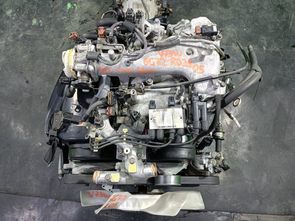 Двигатель MITSUBISHI PAJERO V73W 6G72 (б/у)