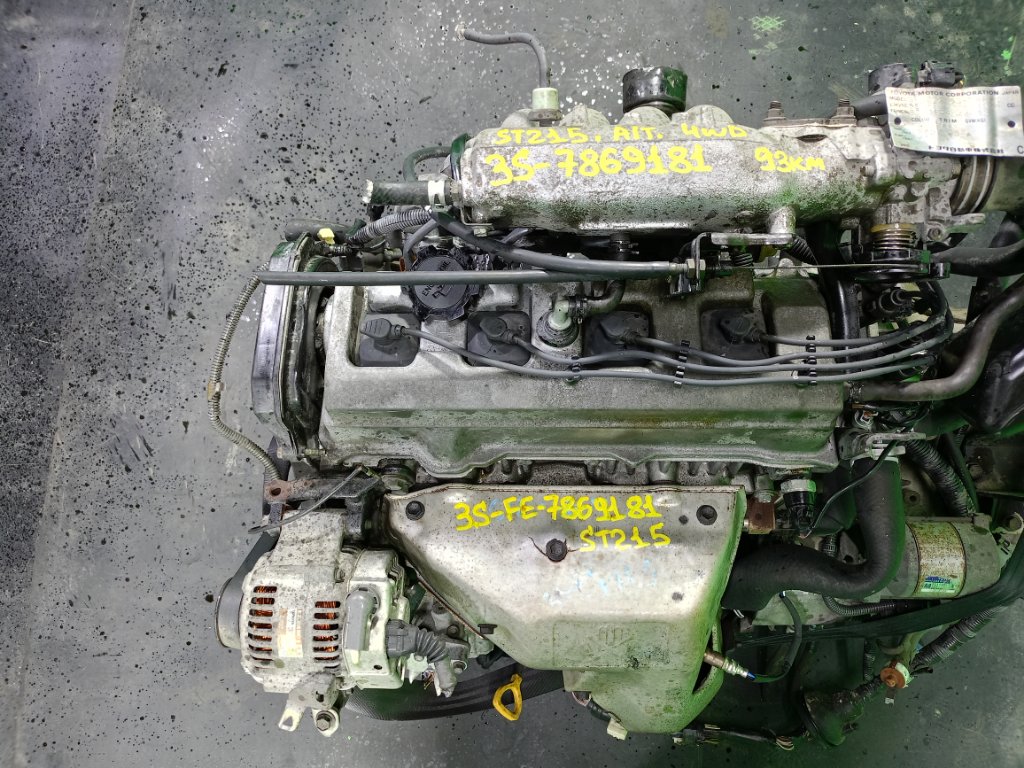Двигатель TOYOTA CALDINA ST215 3S-FE (б/у)