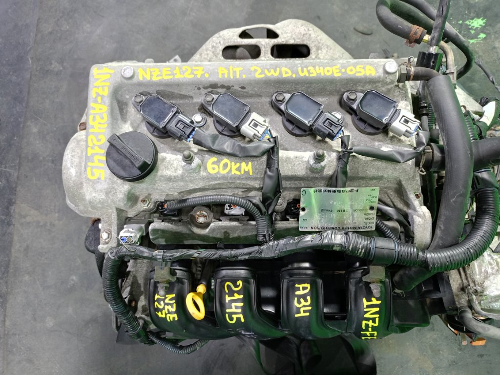 Двигатель TOYOTA WILL VS NZE127 1NZ-FE (б/у)