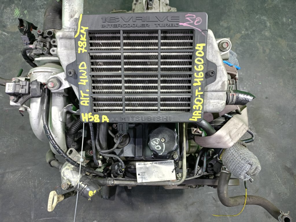 Двигатель MITSUBISHI PAJERO MINI H58A 4A30-T (б/у)