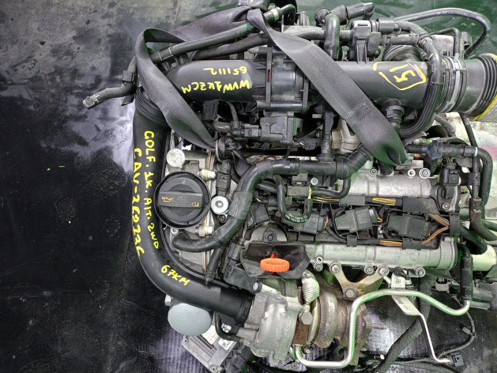 Двигатель VOLKSWAGEN GOLF 1K CAV (б/у)
