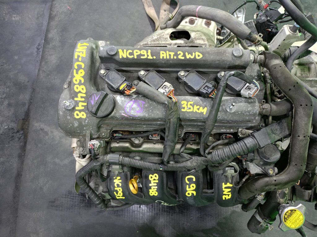 Двигатель TOYOTA VITZ NCP91 1NZ-FE (б/у)