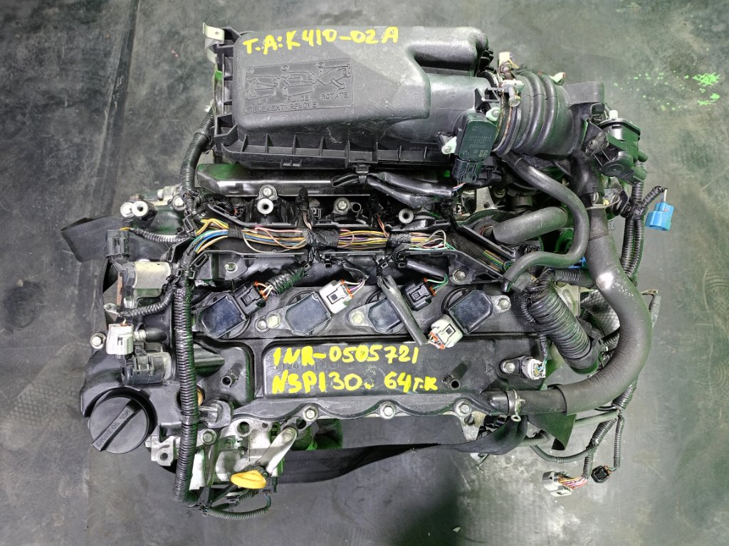 Двигатель TOYOTA VITZ NSP130 1NR-FE (б/у) РЕАЛ