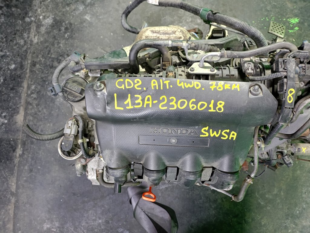 Двигатель HONDA FIT GD2 L13A (б/у)