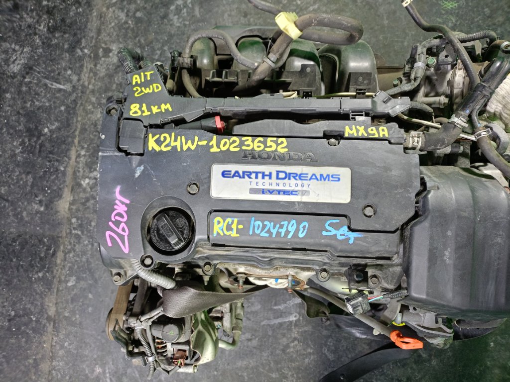 Двигатель HONDA ODYSSEY RC1 K24W (б/у)