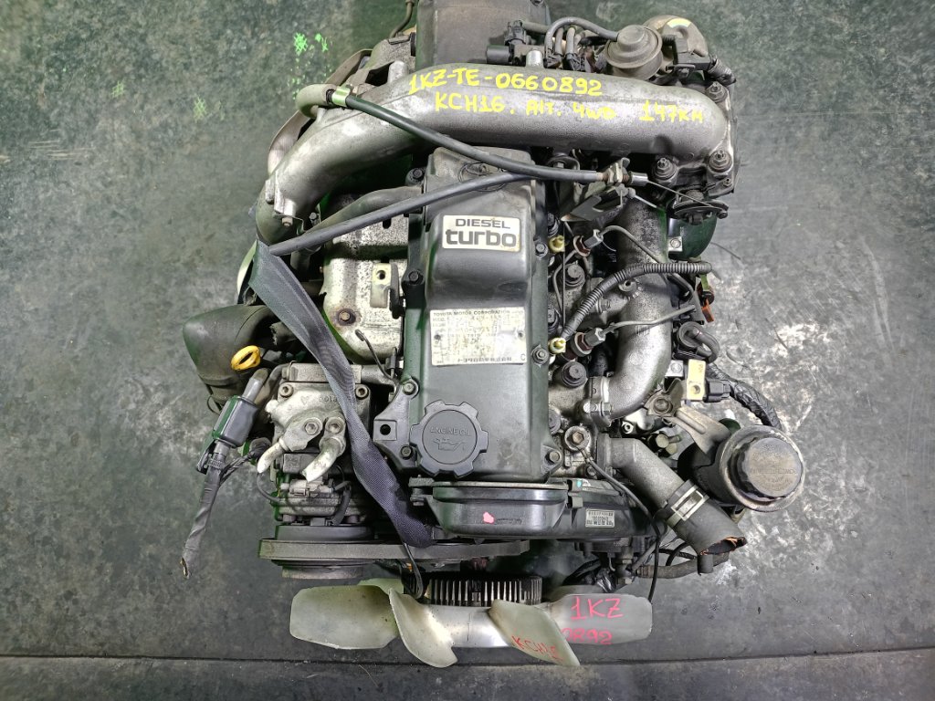 Двигатель TOYOTA GRANVIA KCH16 1KZ-TE (б/у)