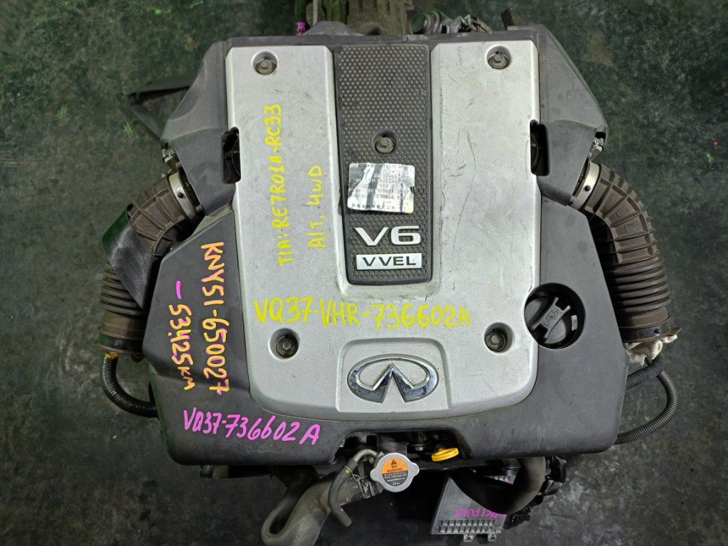Двигатель NISSAN FUGA KNY51 VQ37VHR (б/у)