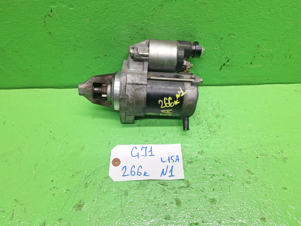 Стартер HONDA AIRWAVE GJ1 L15A (б/у) #1