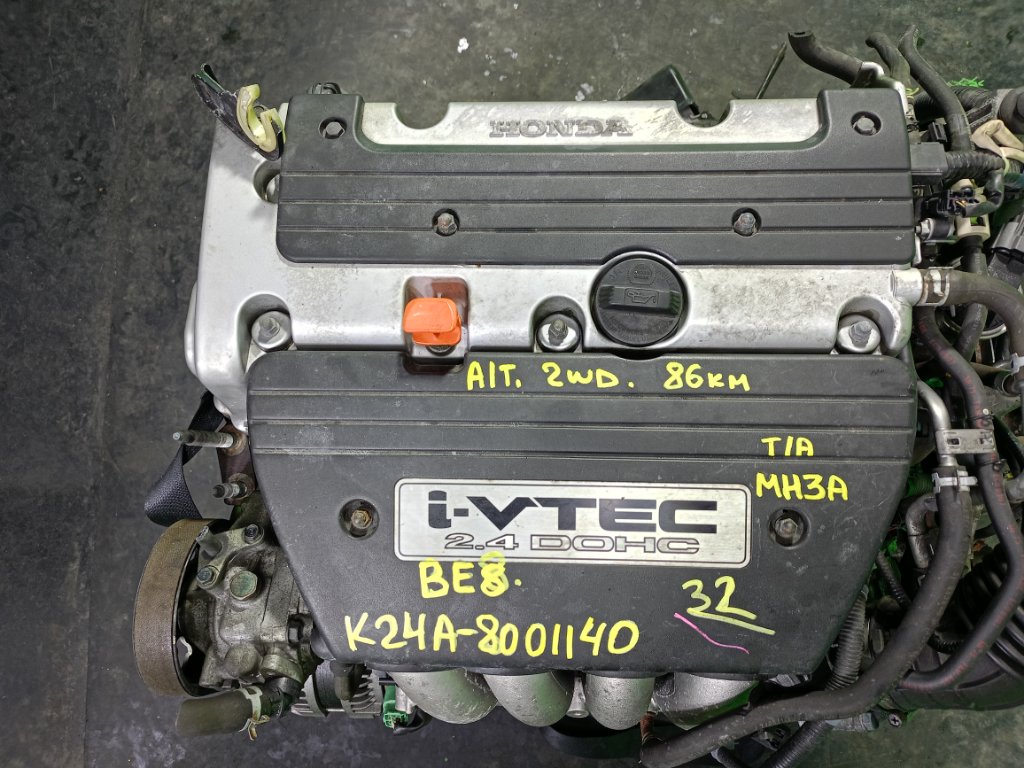 Двигатель HONDA EDIX BE8 K24A (б/у)