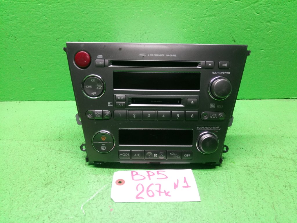 Магнитофон SUBARU LEGACY BP5 (б/у) #1