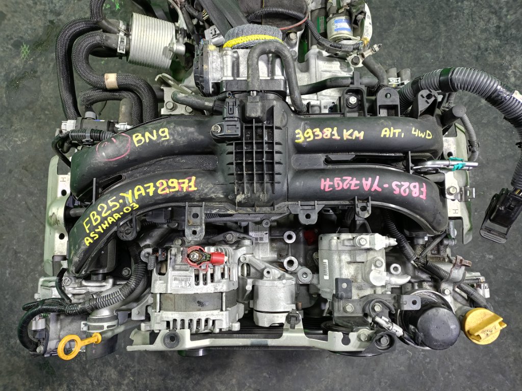 Двигатель SUBARU LEGACY BN9 FB25 (б/у)