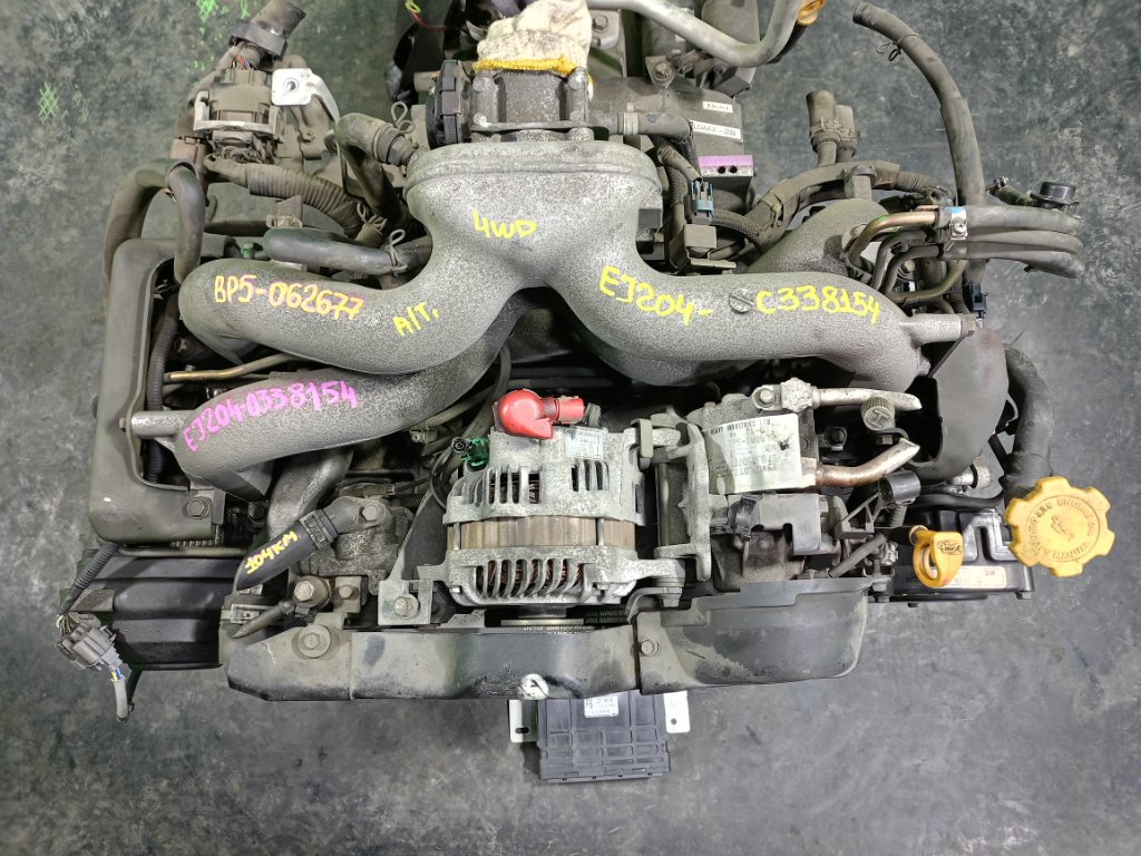 Двигатель SUBARU LEGACY BP5 EJ204 (б/у)