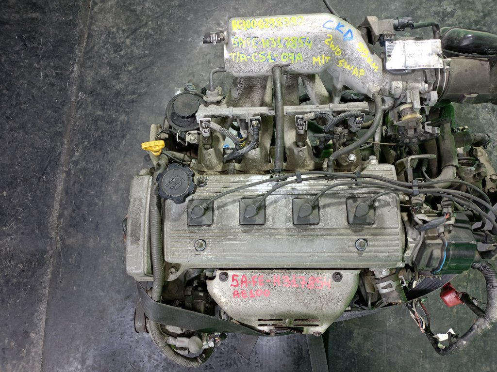Двигатель TOYOTA COROLLA AE100 5A-FE (б/у)
