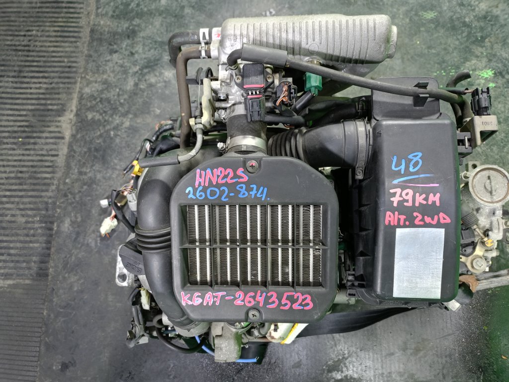 Двигатель SUZUKI KEI HN22S K6A-T (б/у)