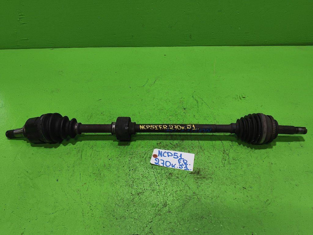 Привод TOYOTA PROBOX NCP51 передний правый (б/у) #1.