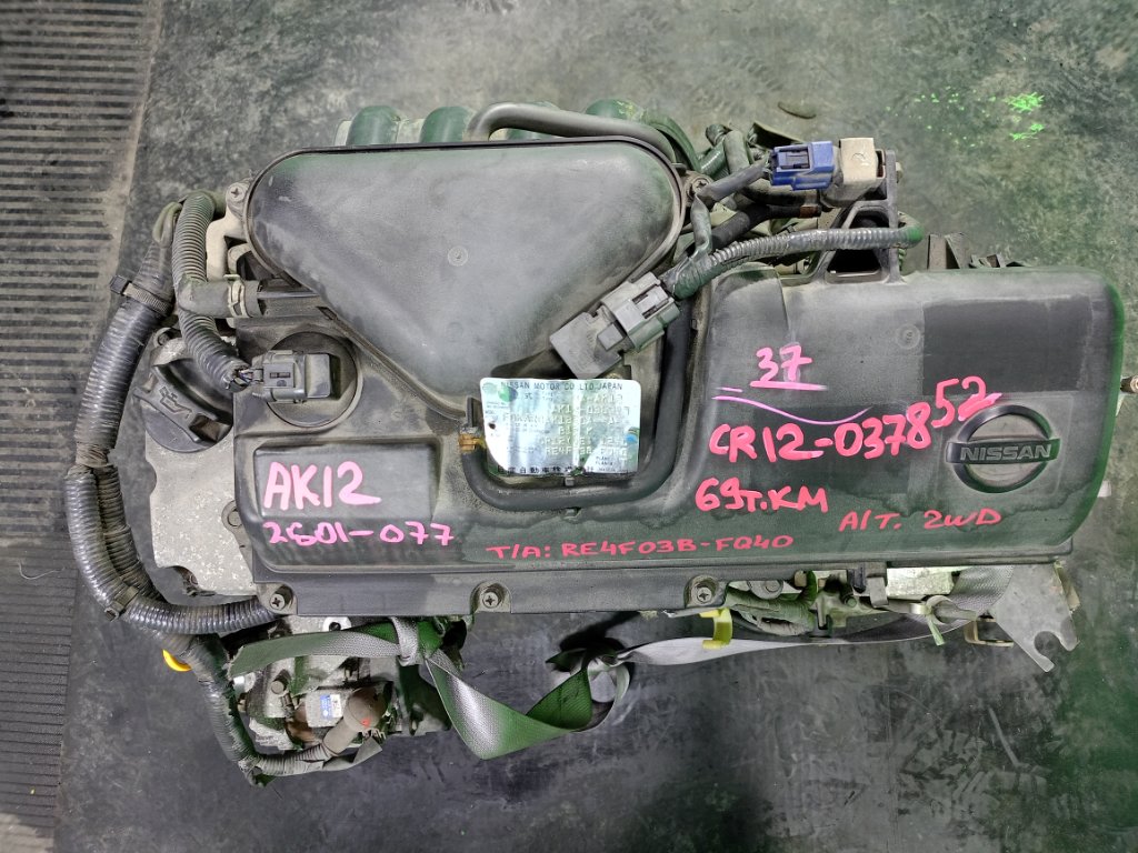 Двигатель NISSAN MARCH AK12 CR12-DE (б/у)