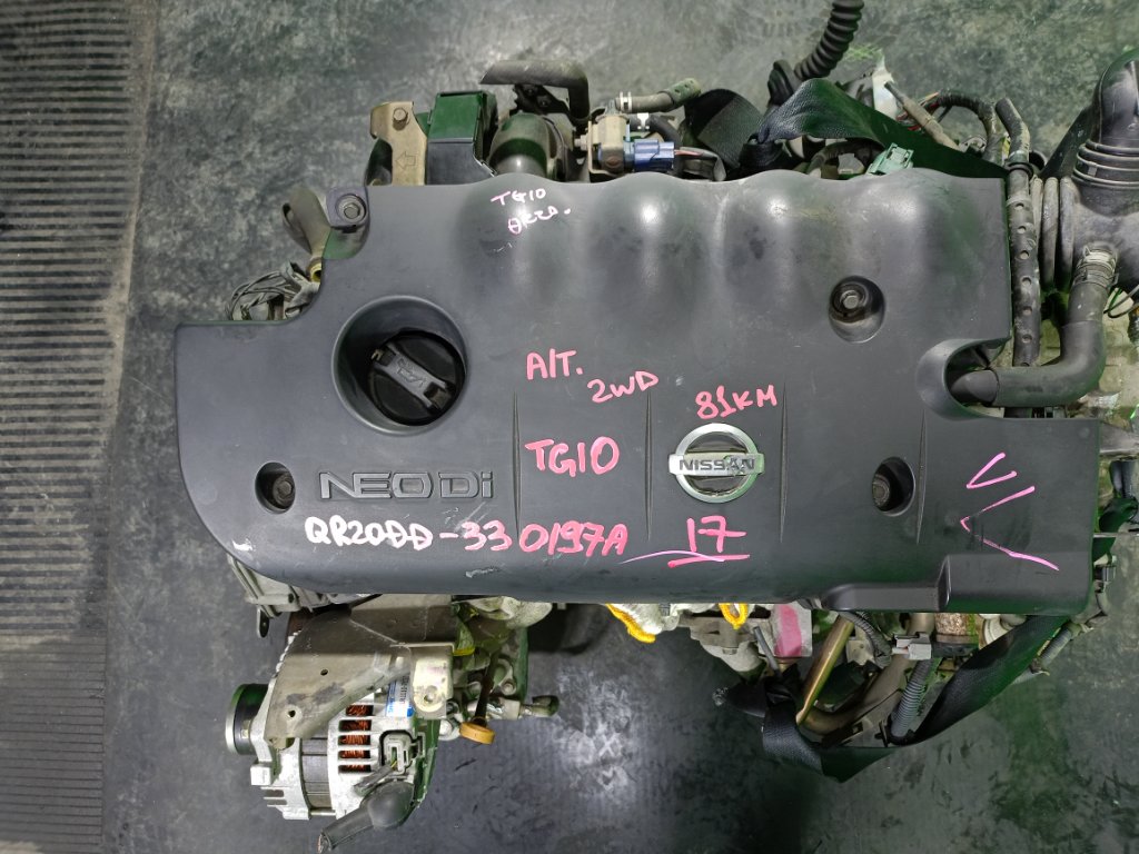 Двигатель NISSAN BLUEBIRD SYLPHY TG10 QR20-DD (б/у)