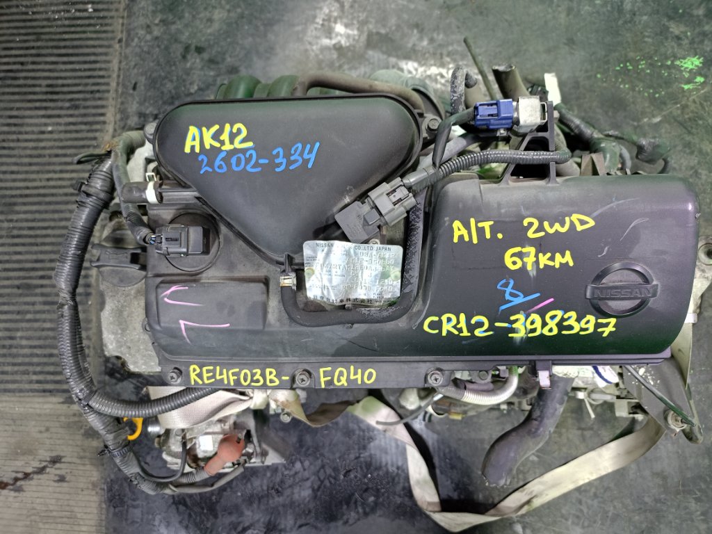 Двигатель NISSAN MARCH AK12 CR12-DE (б/у)