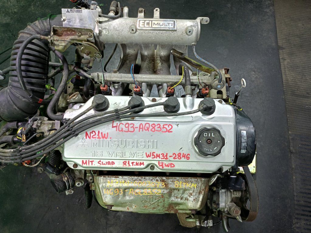 Двигатель MITSUBISHI RVR N21W 4G93 (б/у)