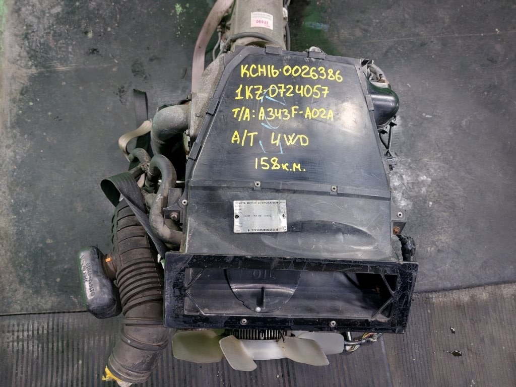 Двигатель TOYOTA GRANVIA KCH16 1KZ-TE (б/у)