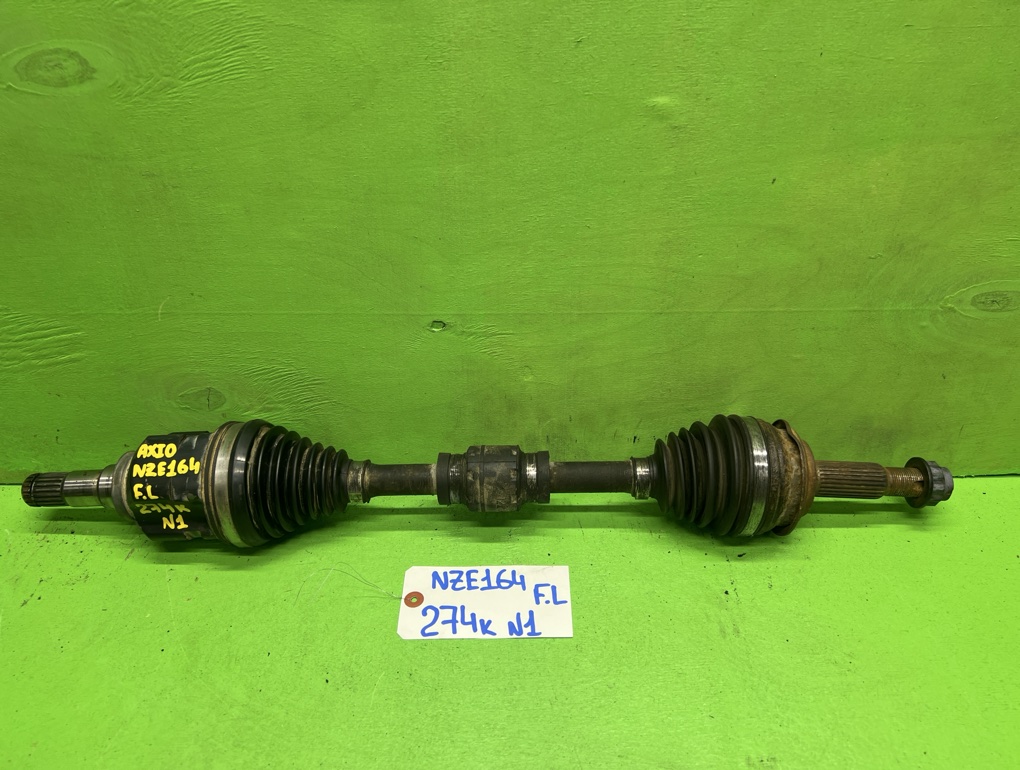 Привод TOYOTA COROLLA AXIO NZE164 1NZ-FE передний левый (б/у) #1