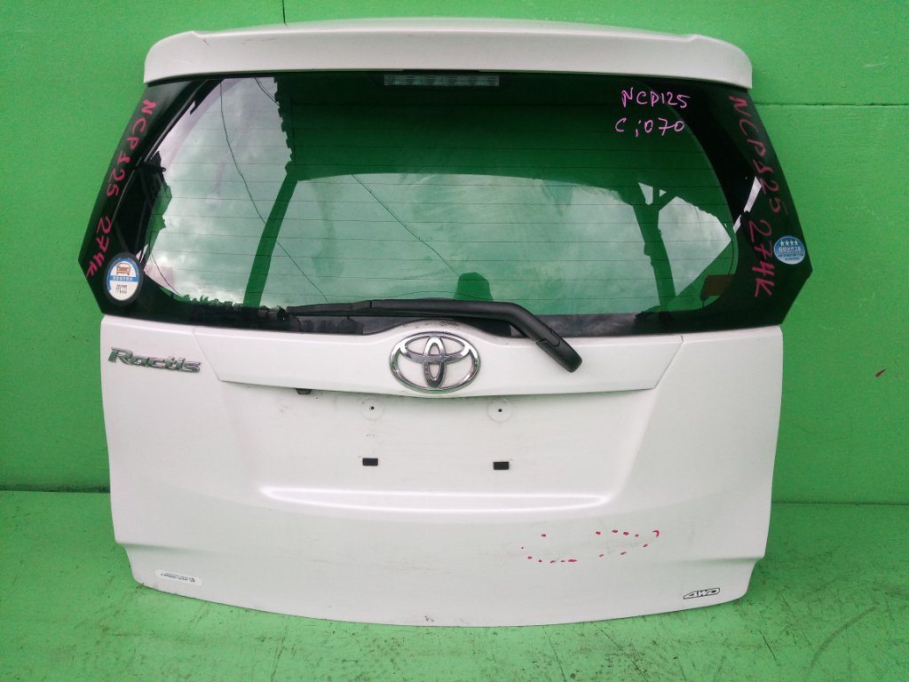 Дверь задняя TOYOTA RACTIS NCP125 (б/у)