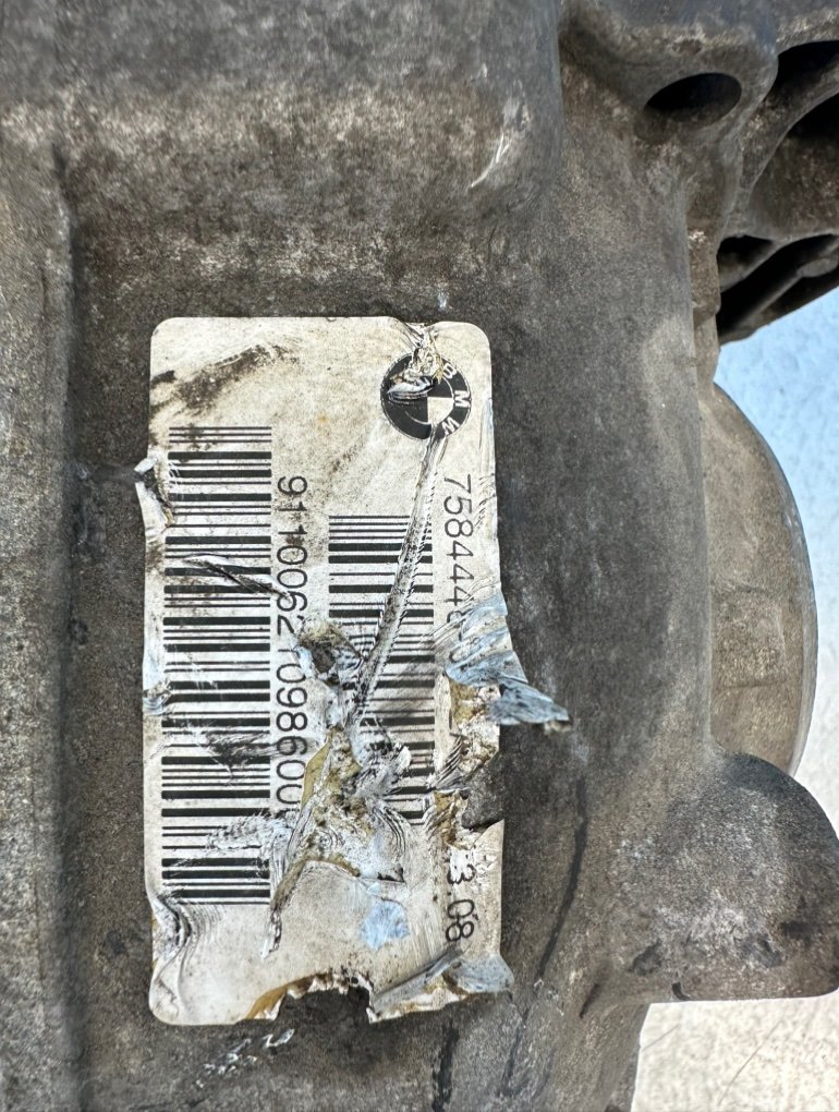 Редуктор 3.08 задний 5 F10 N47