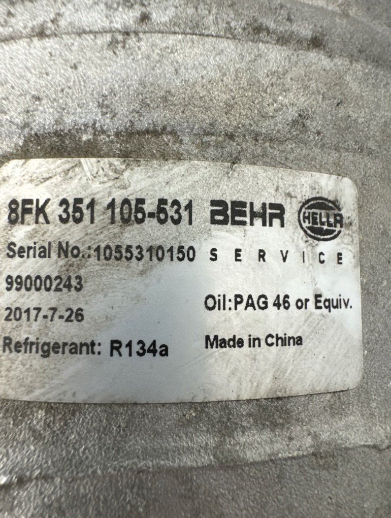 Компрессор кондиционера 5 2006 E60 N52