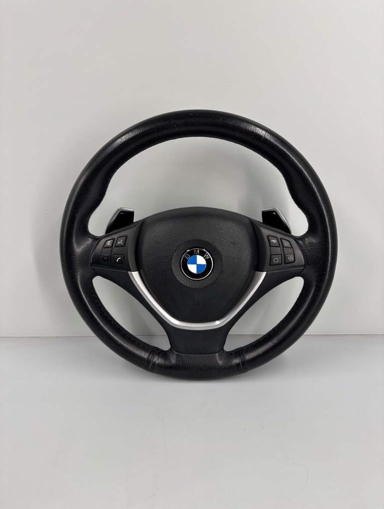Руль BMW X5 2013 E70 N57 контрактная