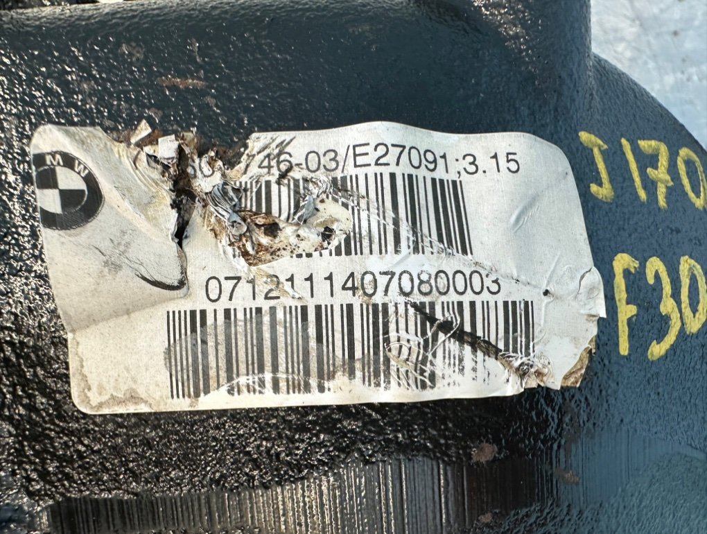 Редуктор 3.15 задний 3 2013 F30 N20