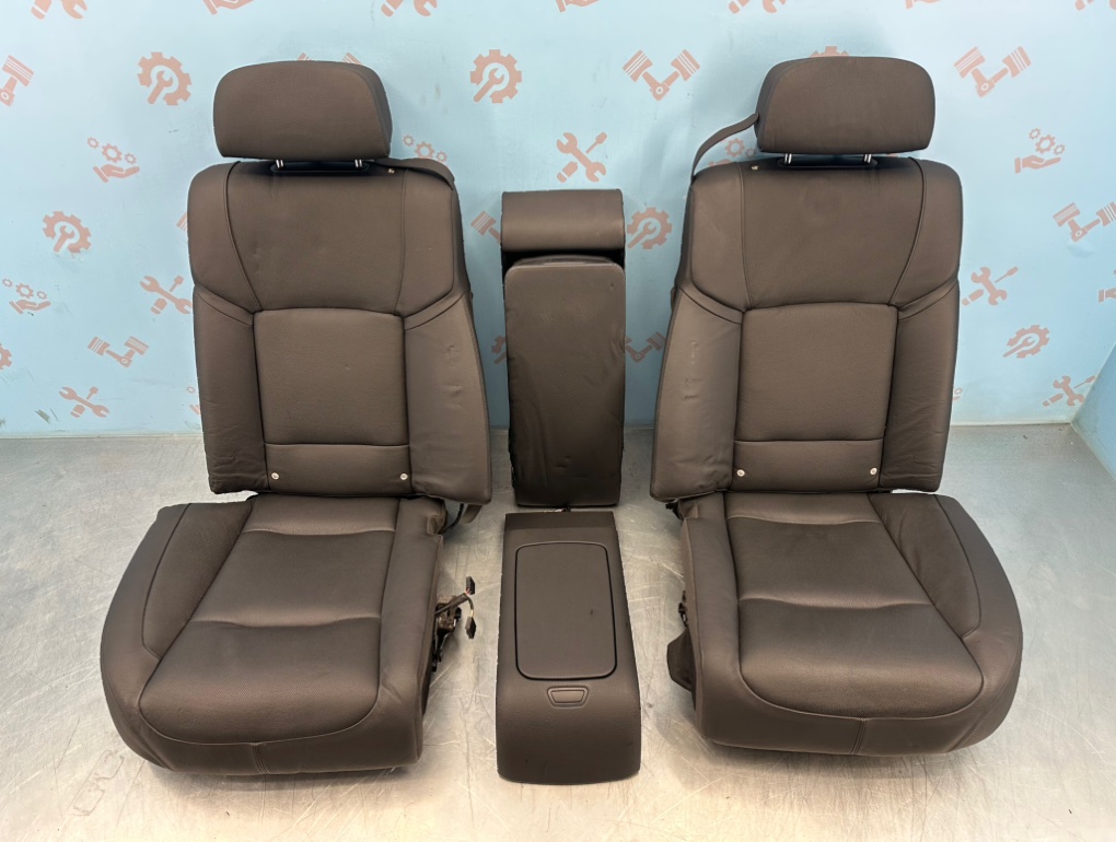 Сиденья комфорт вентиляция черная кожа задняя Bmw 7 2011 F02 N63 контрактная