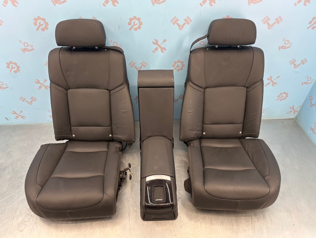 Сиденья комфорт вентиляция черная кожа задняя 7 2011 F02 N63